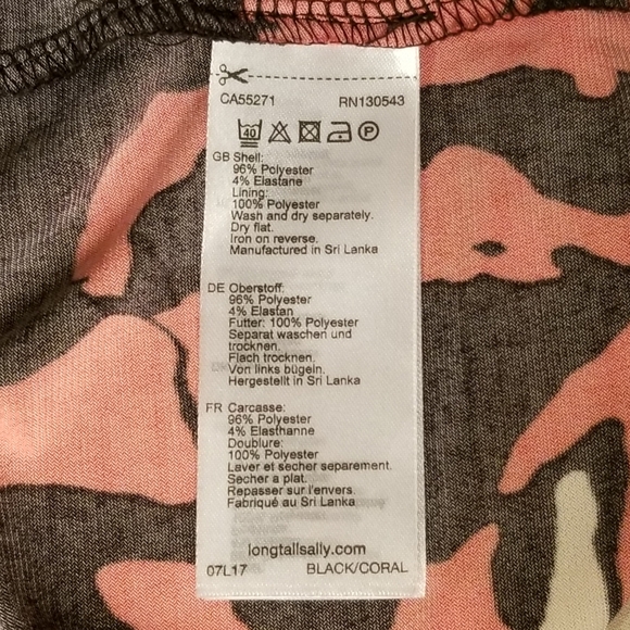 Long Tall Sally Floral Cocktail Dress, Medium/Tall - Picture 7 of 8